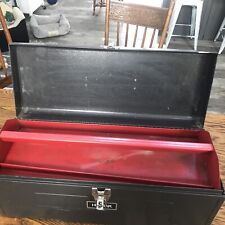 Homak Steel Toolboxwith Red Tray 22 X 9 X 8.5