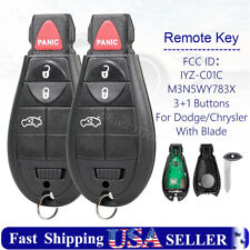 2 Replacement For 2008 2009 2010 Dodge Charger Key Fob Remote Control 05026886