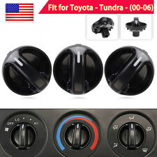 3pcs Ac Climate Control Knob Air Switch For 2000-2006 Toyota Tundra 559050c010