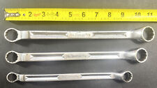 Snap On Xv-series 3-piece Double Box End Offset Wrench Set 916 - 78 Usa