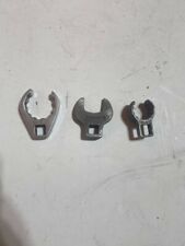 Snap On Tools S8696a 34 S9713a 38 Drive 1 12 Point Sae Crowfoot Wrench Lot