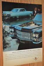 1963 Cadillac Original Vintage Advertisement Print Ad-63 Deville Fleetwood Eld
