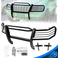 Black Steel Bumper Bar Brush Grill Grille Guard For Jeep Grand Cherokee 1999-04