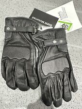 Bmw Genuine Unisex Black Leather Gloves 9-9 12 Brand New