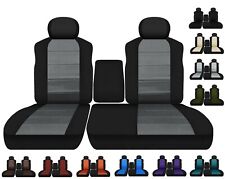 Fits Chevy Ck 1500 Truck 95-98 Front Set Seat Covers 6040 Seat With Console