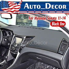 For Hyundai Sonata 2011 2012-2014 Leather Car Dashboard Dash Cover Pretector Mat