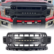 Front Bumper Grill Armor Grille Wled Off-road Lights For 2018-2020 Ford F150