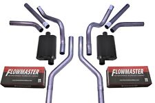 Chevy Gmc C10 63-72 2.5 Dual Exhaust Kits Flowmaster Super 44 Side Exit