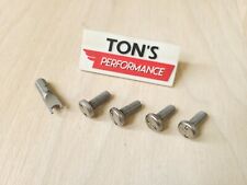 Honda Security Anti Theft Luxury Auto License Plate Screws Stainless Snake Bolts