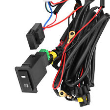 12v Car Led Fog Light Onoff Switch Wiring Harness Fuse Relay Kit