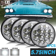 4pc 5.75 Round Led Headlights For Ford Thunderbird 1958-76 Ltd Ranchero Galaxie