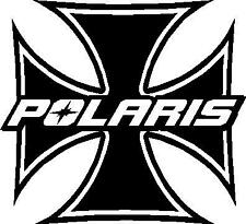 Polaris Maltese Cross Snowmobile Decal Vinyl Window Sticker