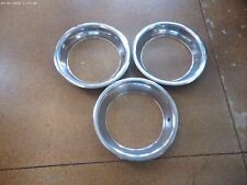 Wheel Trim-beauty Rings 15inch Gm Rally Wheel Chrome Stainless Steel Rings Used