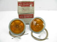 X2 Vintage Betts B70 Amber Clearance Marker Light 70-01131