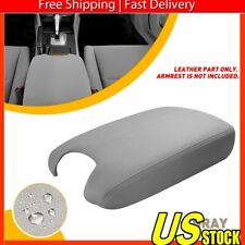 For Honda Accord 2008-2012 Car Center Console Armrest Lid Cover Gray Leather
