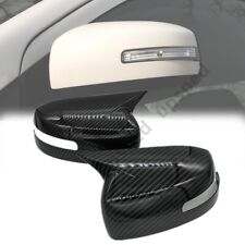 Carbon Fiber Side Mirror Cap Cover Trim For Mitsubishi Lancer X10 Evo 2013-2016
