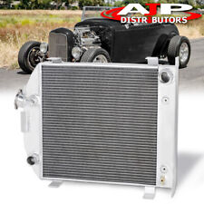 Aluminum Grill-shell Rat Rod Chopped Cool Radiator For 1932 Ford Lo-boy Low Boy