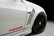 Mazda 3 5 7 Rx7 Rx8 Miata Mazdaspeed Racing Decal Sticker Emblem Logo Red Pair