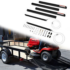2 Sided Tailgate Utility Trailer Gate Ramp Lift Assist System 350lbs