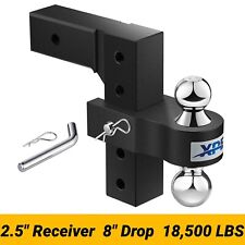 Xpe Trailer Hitch Fits 2.5 Inch Receiver 8 Inch Adjustable Drop Hitch 18500lbs