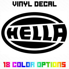 Hella Logo Decal Sticker Die Cut Vinyl