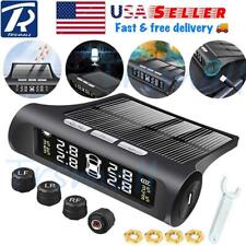 Tire Pressure Monitoring System Tpms Solar Wireless Car With 4 External Sensors