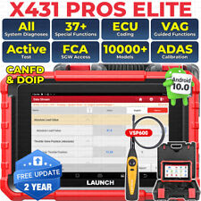 2024 Launch X431 Pros Elite V Bidirectional Car Diagnostic Scanner Key Coding