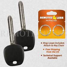 2 New Replacement Chip Car Key With 72-g Transponder For Toyota Toy44g-pt