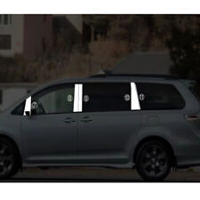 For Toyota Sienna 2011-2020 Chrome Car Window Stripspillar Post Cover Trim