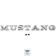 19651972 Mustang Fender Or Trunk Emblem Mustang Letter 7 Pcs Set Wfasteners