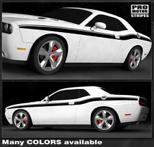 Dodge Challenger 2008-2023 Full Side Accent Stripes Decals Choose Color