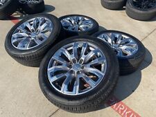 22 Gmc Yukon Chevy Tahoe Escalade Oem Chrome Wheels Rims Tires 2022 2023 New