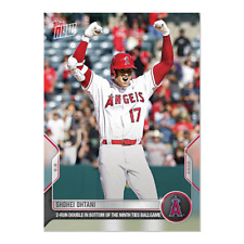 2022 Mlb Topps Now 147 Shohei Ohtani 2-run Double Ties Game La Angels In Hand