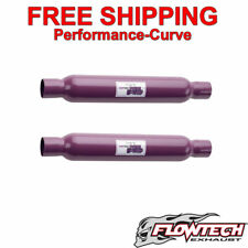 Flowtech Purple Hornies Glasspack Muffler 2.25 In 2.25 Out 50225flt