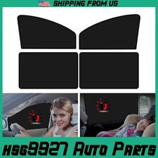 4 Magnetic Car Side Front Rear Window Sun Shade Cover Mesh Shield Uv Protection