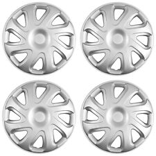 14 Push-on Silver Wheel Cover Hubcaps For 2000-2002 Toyota Corolla