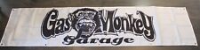 Gas Monkey Garage Banner Flag Big 2x8 Feet Racing Speed Shop Auto Car Parts
