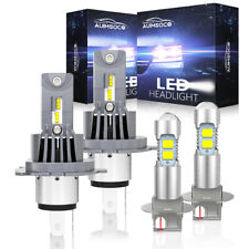 For Mazda Protege 2001-2003 8000k Led Headlight Hilo Fog Light 4 Bulbs Combo
