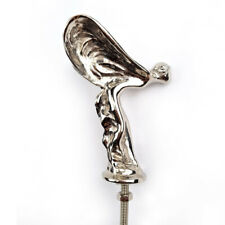 Silver Rolls Royce Car Statue Flying Lady Brass Emblem 16cm Spirit Ecstasy B