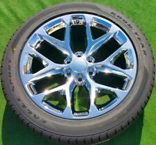 Chrome 22 Wheels Tires Oem Factory Style Gm Cadillac Escalade Denali Yukon Tahoe