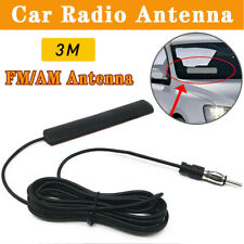 Universal Car Hidden Amplified Antenna Kit Electronic Stereo Amfm Radio 12v Us