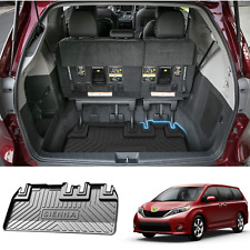 For 2011-2020 Toyota Sienna Cargo Liner Heavy Duty Rear Trunk Cover Tpe Rubber