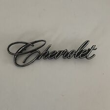 Vintage Chevrolet Metal Signature Style Car Logo Emblem 6.5 Long