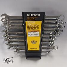 Klutch 18-pc. Saemetric Extra-long Combination Wrench Set