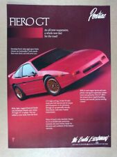 1988 Pontiac Fiero Gt Vintage Print Ad