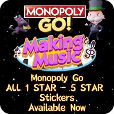 Making Music  Monopoly Go All Star Stickers All Available Now Fast