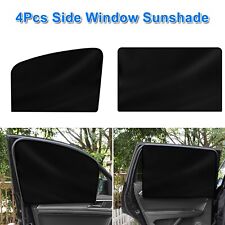 4pcs Magnetic Car Side Front Rear Window Sun Shade Cover Shield Uv Protection