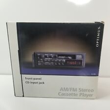 Optimus 12-2116 Classic Vintage Car Stereo Amfm Cassette Old School Radioshack