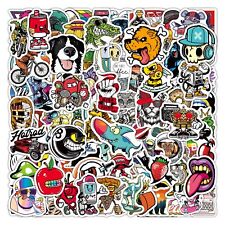 100pcs Cool Stickers Pack For Skateboard Teens Adults Boysvinyl Waterproof S...