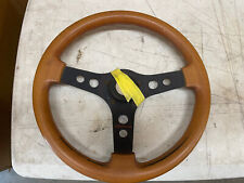 Vintage Italian Wood Dino Steering Wheel
